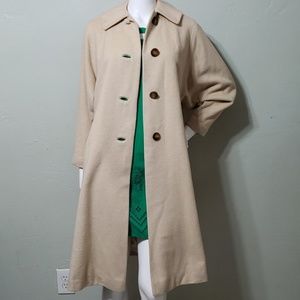 Vintage CASHMERE creme coat